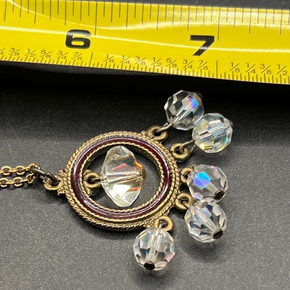 Vintage Crystal Drop Necklace - Picture 4 of 6